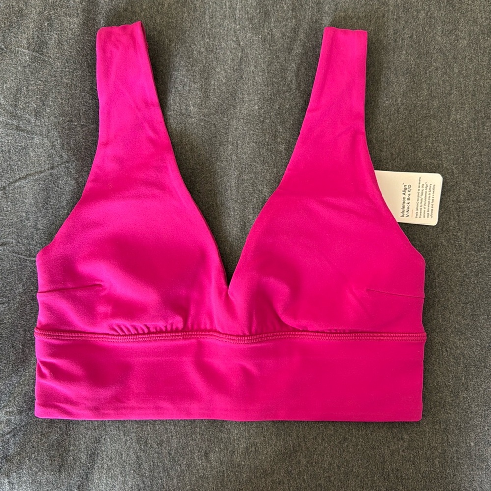 Pink lululemon bra